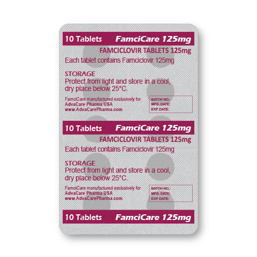 Famciclovir Tablets (blister of 10 tablets)