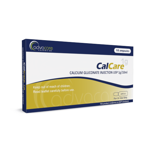 Calcium Gluconate Injection (boîte de 10 ampoules)
