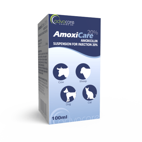 Amoxicilina Suspensión Inyectable (caja de 1 vial)