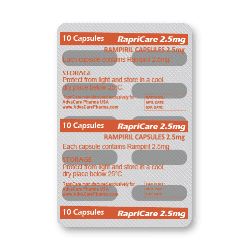 Ramipril Capsules (blister of 10 capsules)