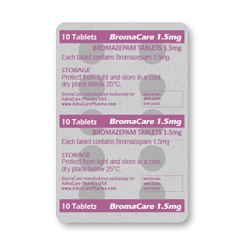 Bromazepam Tablets (blister of 10 tablets)