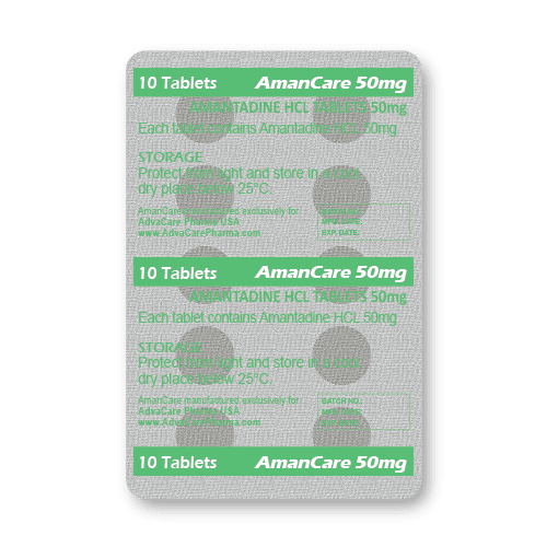 Amantadine Tablets (blister of 10 tablets)