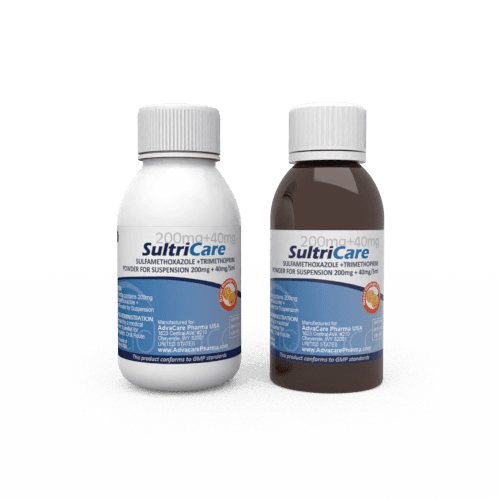 Sulfamethoxazole + Trimethoprim (Co-Trimoxazole) for Oral Suspension (1 white plastic bottle and 1 amber plastic bottle)