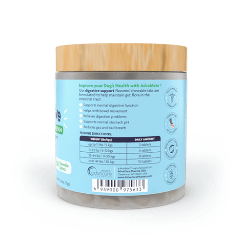 Comprimés Mâchables de Soutien Digestif (ingrédients de la bouteille)