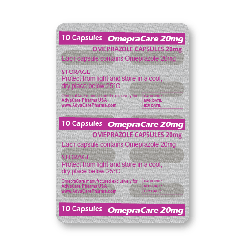 Oméprazole Capsules (blister de 10 capsules)