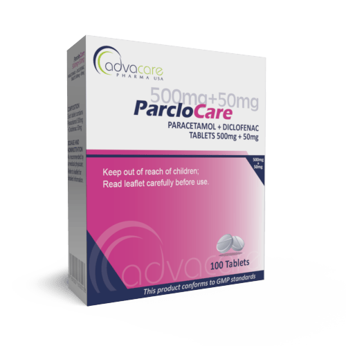 Paracetamol + Diclofenac Tablets (box of 100 tablets)