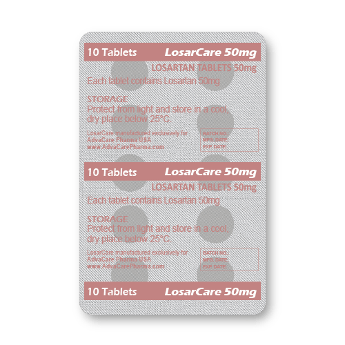 Losartan Tablets (blister of 10 tablets)