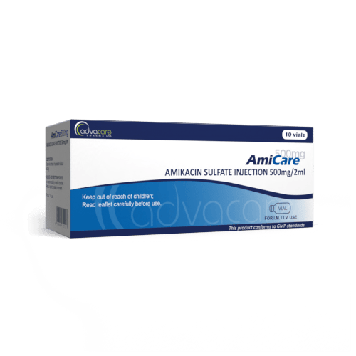 Amikacine Injection (boîte de 10 flacons)