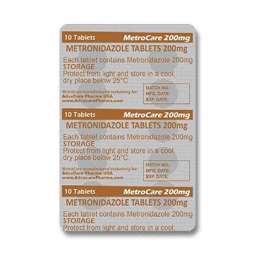 Comprimés de Métronidazole (blister de 10 comprimés)