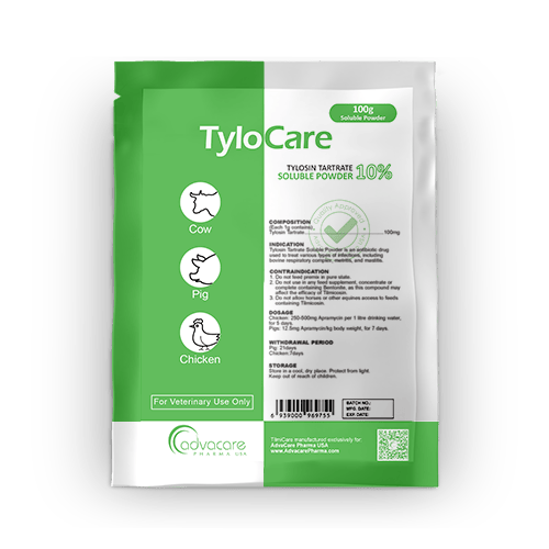 Tylosine Tartrate Poudre Soluble (1 sac)