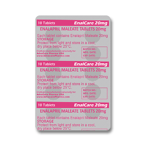 Enalapril Maleate Tablets (blister of 10 tablets)