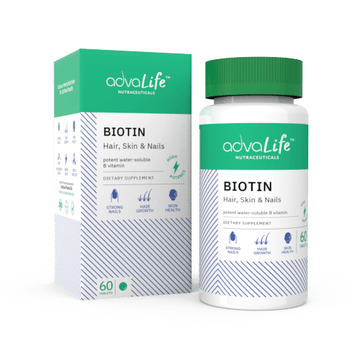 Comprimidos de Biotina (1 caja y 1 frasco)