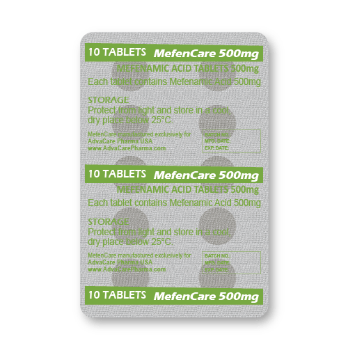 Mefenamic Acid Tablets (blister of 10 tablets)