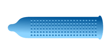 Preservativos tachonados/punteados