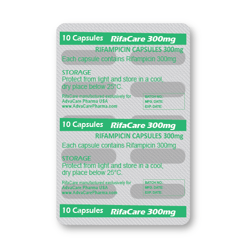 Cápsulas de Rifampicina (blíster de 10 cápsulas)