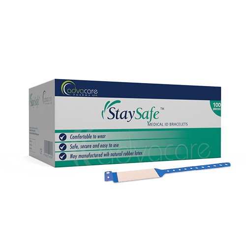 Medical ID Bracelets (box of 100 pieces)