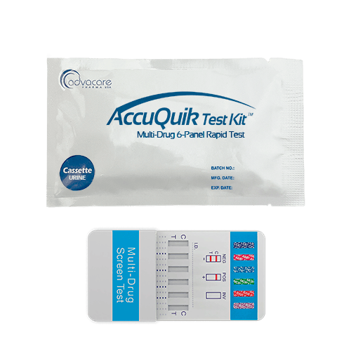 Drug Test Kits 6 Panel (pouch of 1 kit)