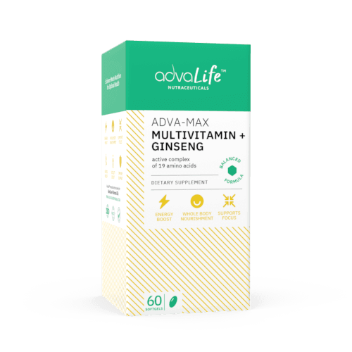 Multivitamin + Ginseng Capsules (box of bottle)