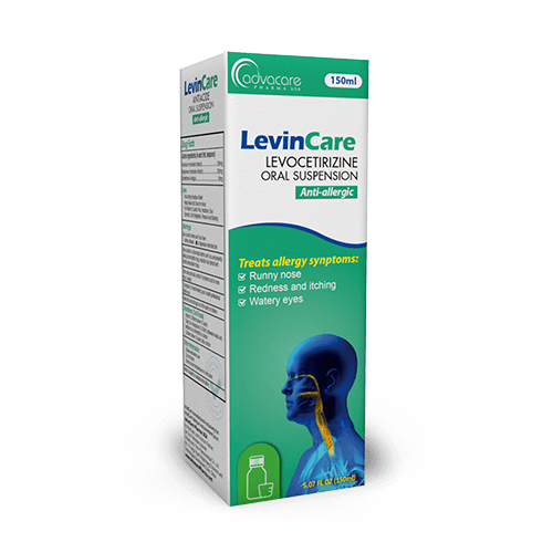 Levocetirizina Suspensión Oral (caja de 1 botella)