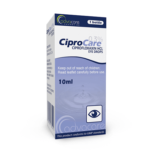 Ciprofloxacin HCL Eye Drops (box of 1 bottle)