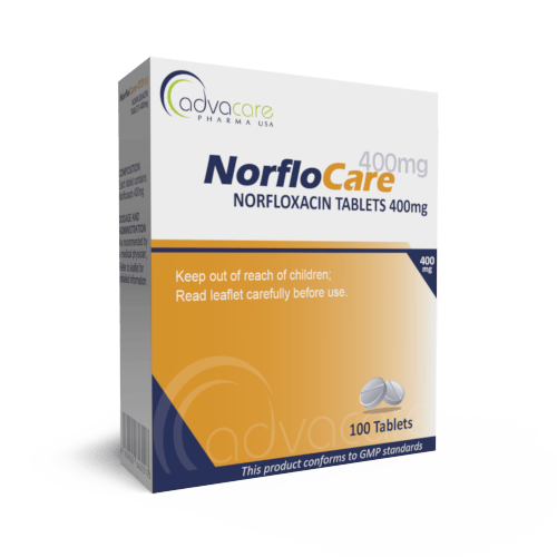 Norfloxacin Tablets (box of 10 tablets)