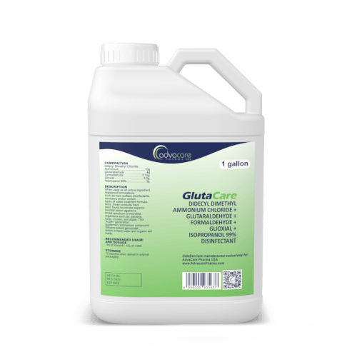 Didecyl Dimethyl Ammonium Chloride + Glutaraldehyde + Formaldehyde + Glyoxal + Isopropanol 99% Disinfectant (1 bottle)