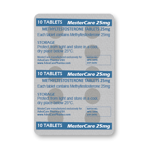Comprimés de Méthyltestostérone (blister de 10 comprimés)