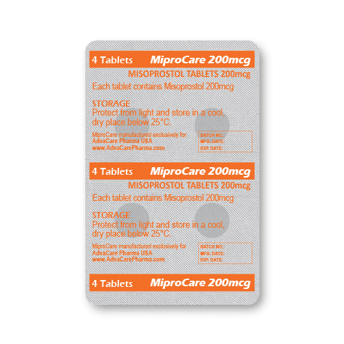 Comprimés de Misoprostol (blister de 4 comprimés)