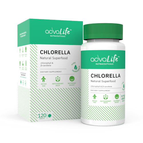 Chlorella Tablets (1 box and 1 bottle)