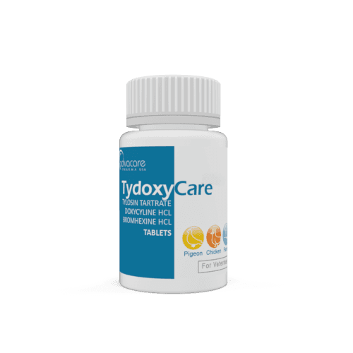 Comprimés de Tartrate de Tylosine + Doxycycline HCl + Bromhexine HCl (bouteille de 100 comprimés)