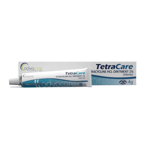 Tetracycline HCl Eye Ointment (1 box and 1 tube)
