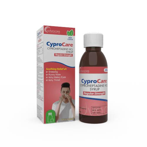 Cyproheptadine HCl Syrup (1 box and 1 bottle)