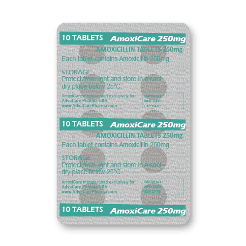 Amoxicillin Tablets (blister of 10 tablets)
