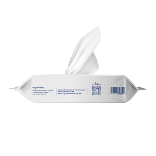 Lingettes Antibactériennes (paquet ouvert)