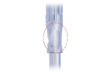 Punta de aspiración Yankauer Punta de bulbo sin respiradero