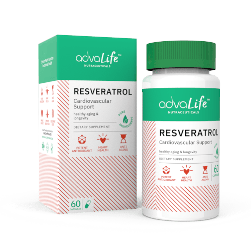 Resveratrol Cápsulas (1 caja y 1 botella)
