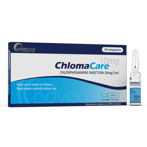 Inyección de Clorfenamina (1 caja y 1 ampolla)