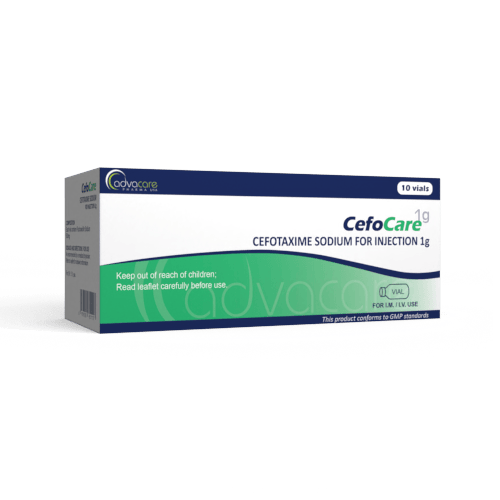 Cefotaxima Sódica para Inyección (caja de 10 viales)