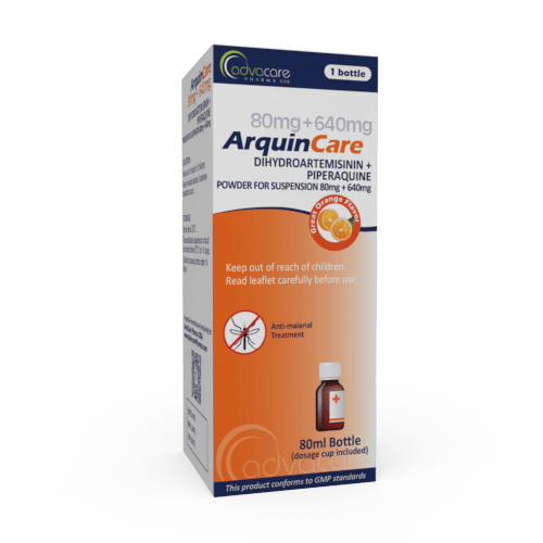 Dihydroartémisinine + Pipéraquine pour Suspension Orale (carton de 1 bouteille)