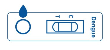 Kits de test de la dengue Cassette