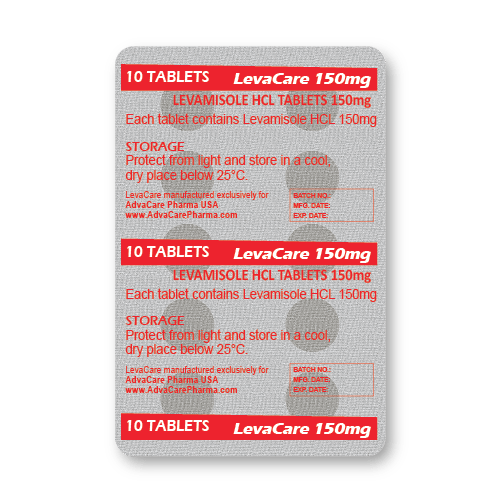 Levamisole HCL Tablets (blister of 10 tablets)