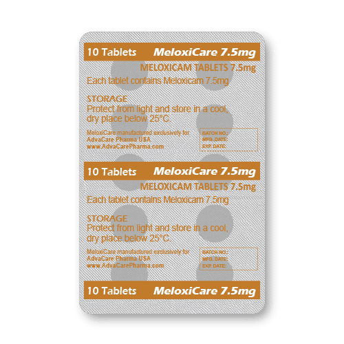 Comprimidos de Meloxicam (blíster de 10 comprimidos)