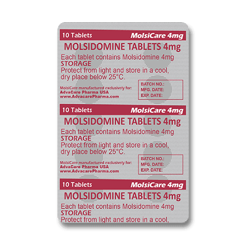 Comprimés de Molsidomine (blister de 10 comprimés)