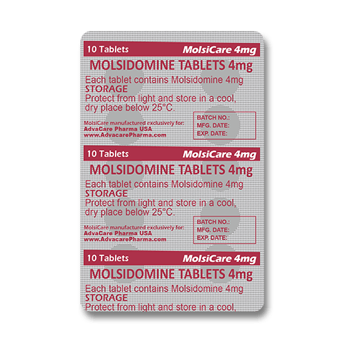 Molsidomine Tablets (blister of 10 tablets)