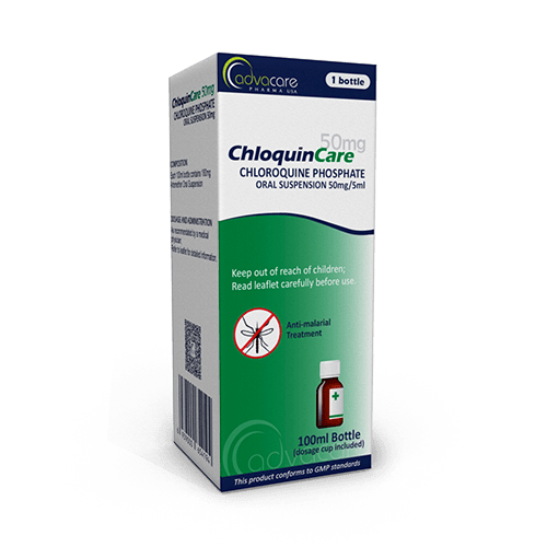 Chloroquine Phosphate Oral Suspension (box of 1 bottle)