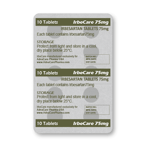 Comprimés d'Irbesartan (blister de 10 comprimés)
