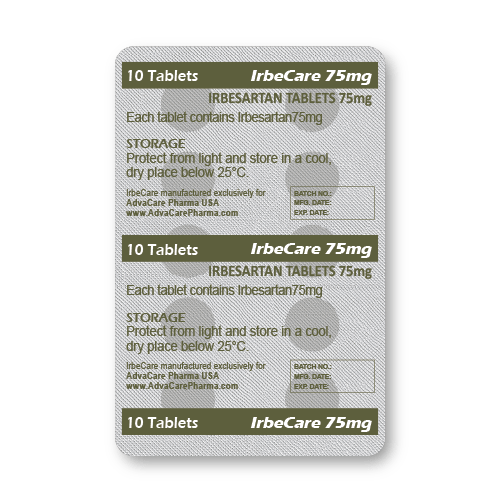 Comprimés d'Irbesartan (blister de 10 comprimés)