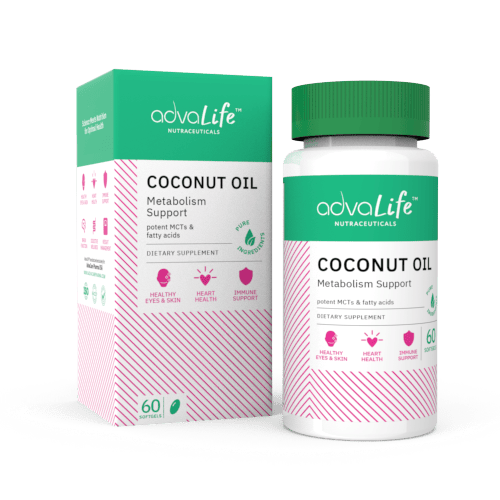Coconut Oil Capsules (1 box and 1 bottle)
