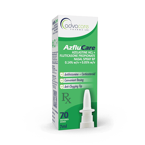 Spray Nasal d'Azelastine HCl + Fluticasone Propionate (boîte de 1 flacon spray)