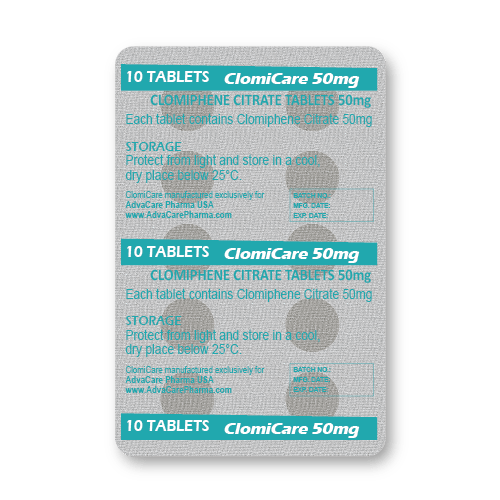 Clomiphene Citrate Tablets (blister of 10 tablets)